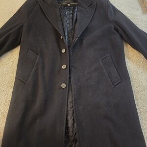 Express Men's Black Trench Coat
